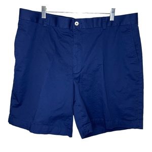 Southern Tide Channel Marker II 8" Shorts Size 40 Midnight Blue Navy flat front